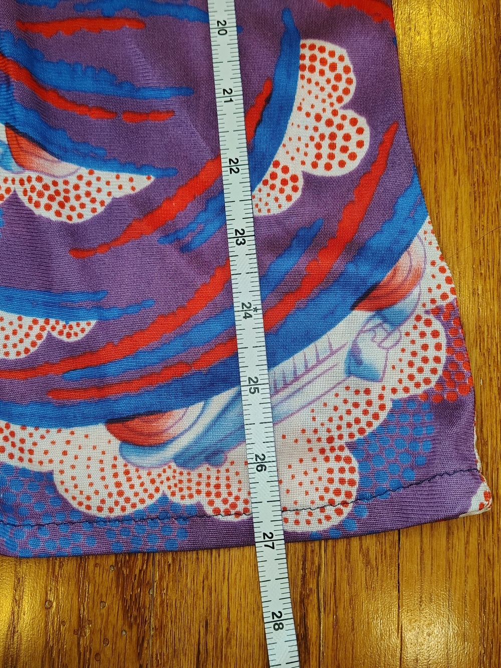 Vintage Montgomery Ward Psychedelic Abstract Print Shirt M EUC 70s Retro Mod - Picture 7 of 8